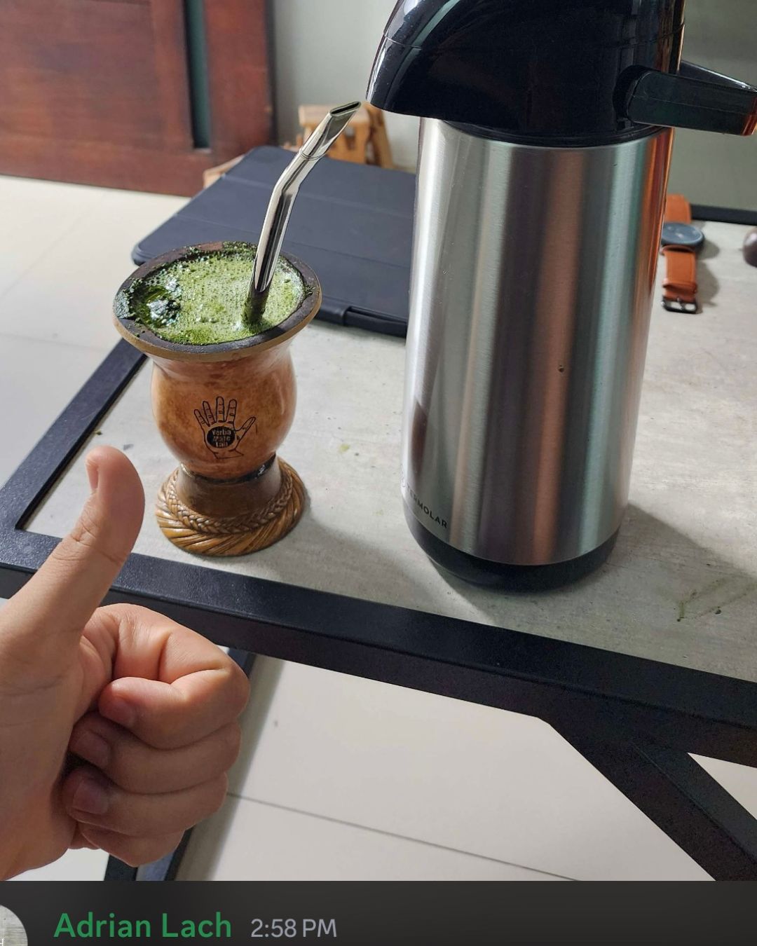 brazilian cuia with chimarrao