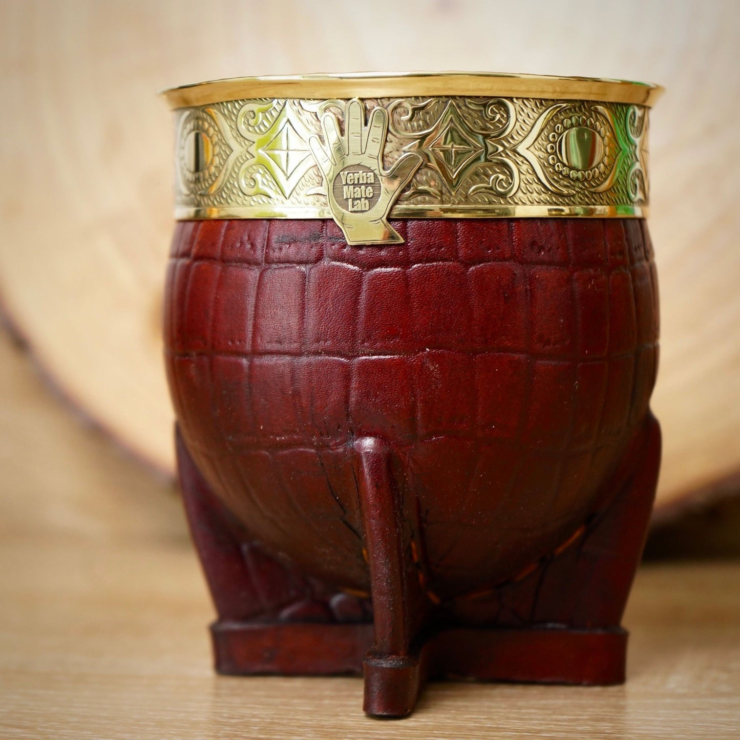 imperial gourd with croc leather side view